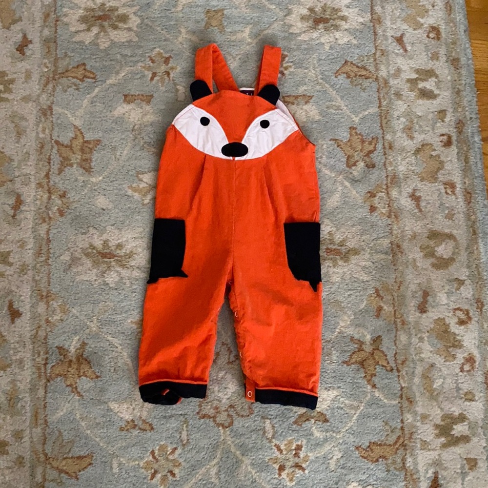 Lil Cactus fox overalls